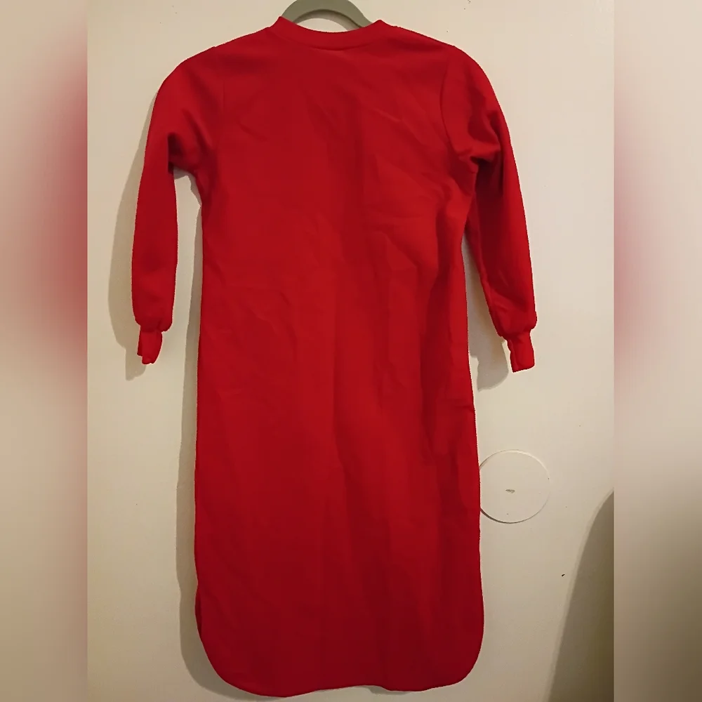 VTG Disney Girls Red Mickey Mouse Kids‎ Nightgown Sz 8 - Picture 3 of 4